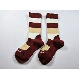 Mont Bell Women's Wool Blend Striped Socks Size S (4-7.5)